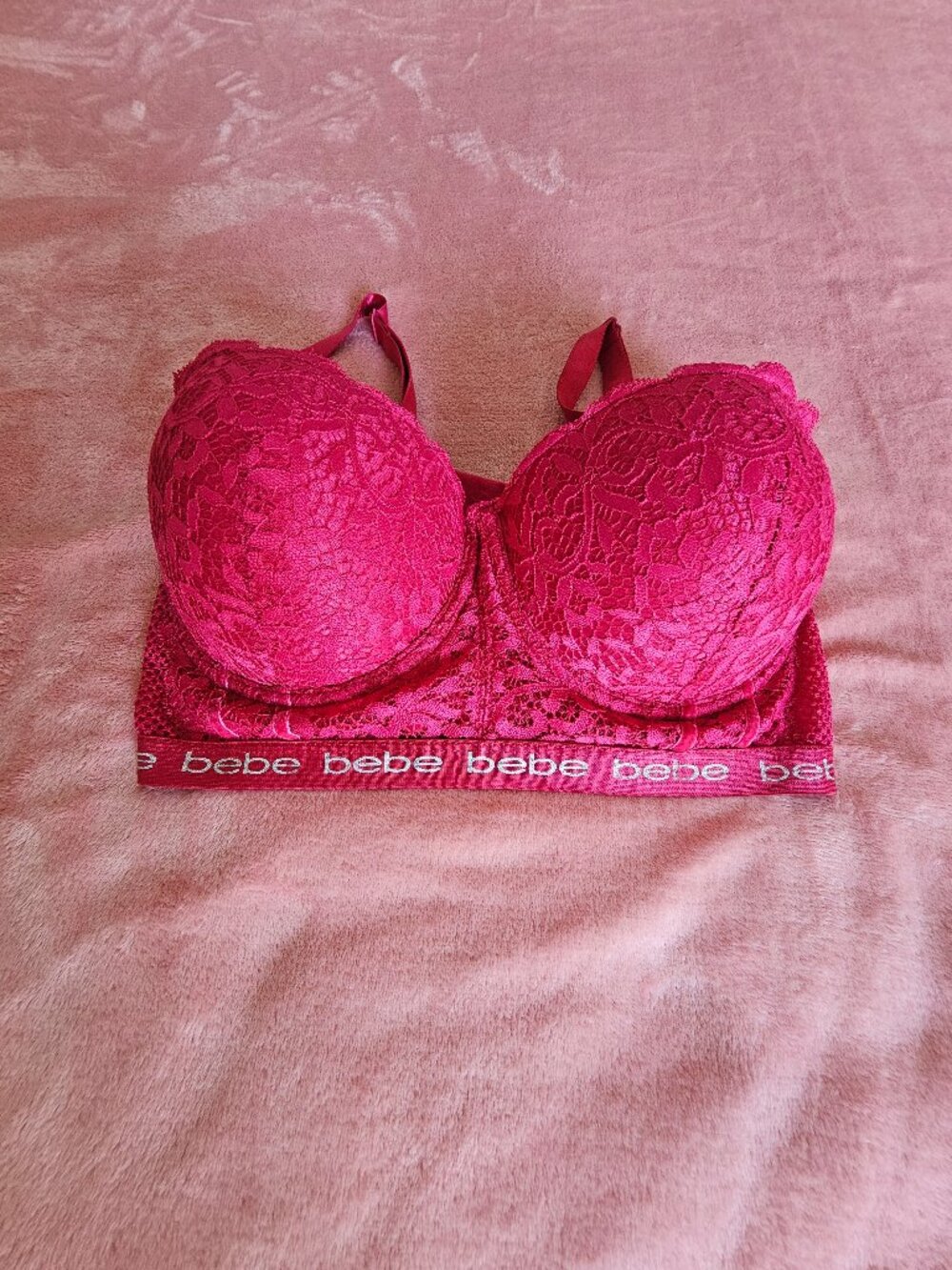 Bebe Push-Up Bra- Trio - Golden Mustard, Fuchsia & Black - Size 34DD - Picture 14 of 15